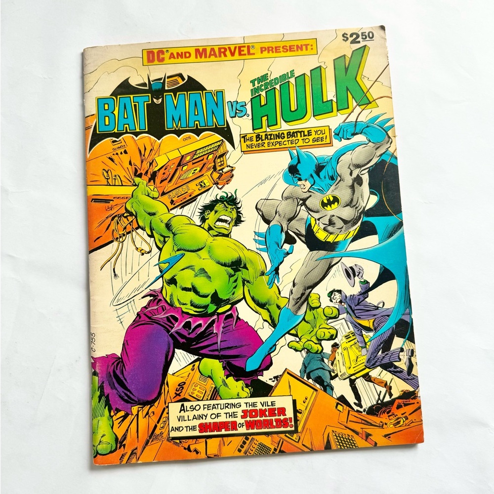 Batman vs Hulk Comic Book